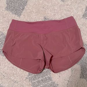 Dusty Pink 2.5” Speed Up shorts size 4